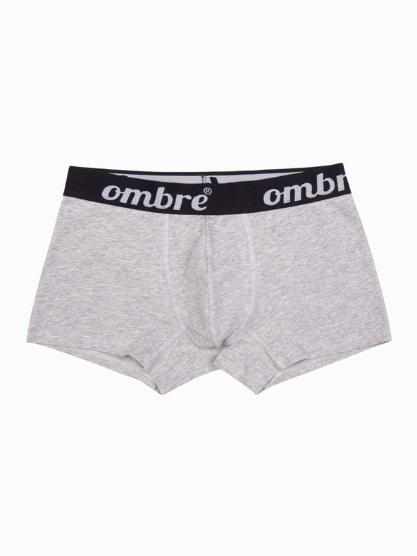 Ombre Clothing Šedé pánske boxerky - 3 balenia Ombre Clothing U159