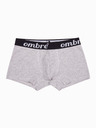 Ombre Clothing Šedé pánske boxerky - 3 balenia Ombre Clothing U159