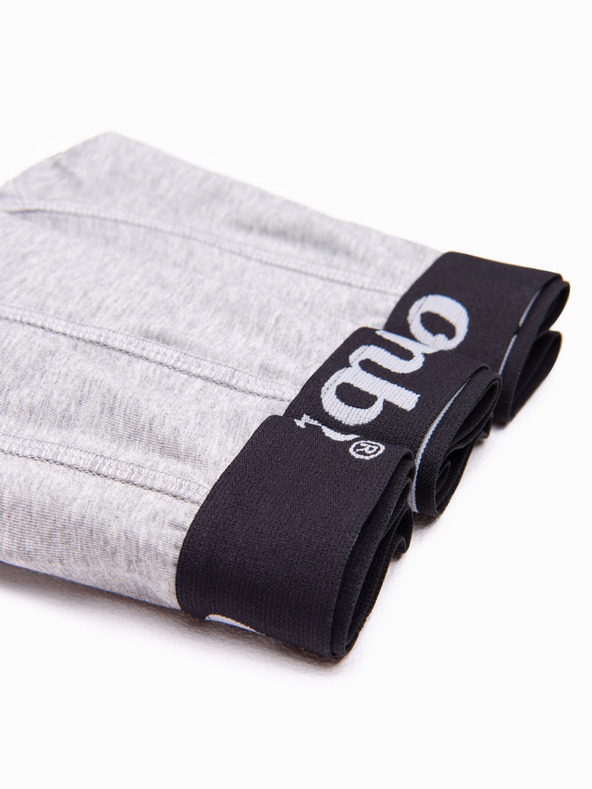 Ombre Clothing Šedé pánske boxerky - 3 balenia Ombre Clothing U159