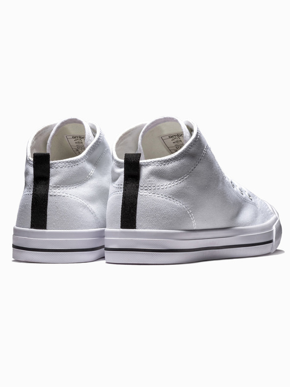 Ombre Clothing Biele pánske tenisky Ombre Oblečenie