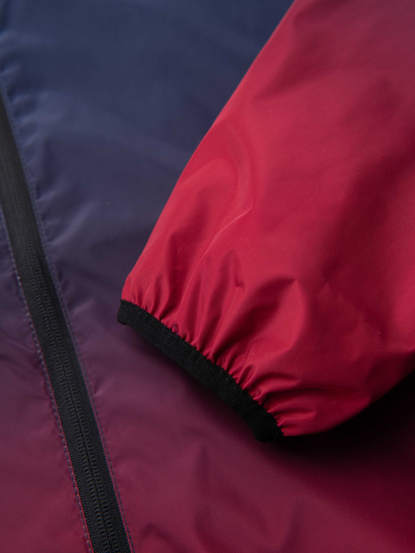 Ombre Clothing Červená a modrá pánska športová bunda od Ombre Clothing
