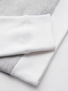 Ombre Clothing Sivá a biela pánska mikina Ombre Clothing