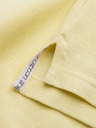 Ombre Clothing Žltá pánska základná polokošeľa Ombre Clothing