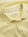 Ombre Clothing Žltá pánska základná polokošeľa Ombre Clothing