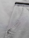 Ombre Clothing Svetlošedé pánske chino nohavice s ozdobným opaskom Ombre Clothing