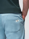 Ombre Clothing Modré pánske tepláky Ombre Clothing