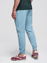 Ombre Clothing Modré pánske tepláky Ombre Clothing