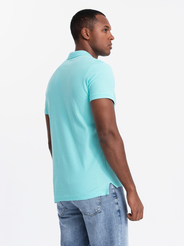 Ombre Clothing Mätové pánske základné polo tričko Ombre Clothing