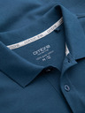 Ombre Clothing Modré pánske základné polo tričko Ombre Clothing