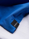 Ombre Clothing Bielo-modré pánske bavlnené tričko Ombre Clothing