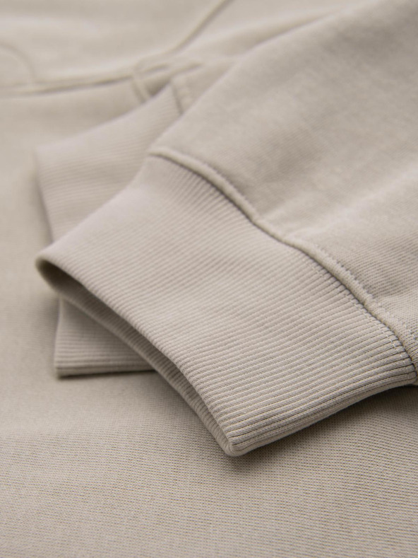 Ombre Clothing Béžové pánske tepláky Ombre Clothing