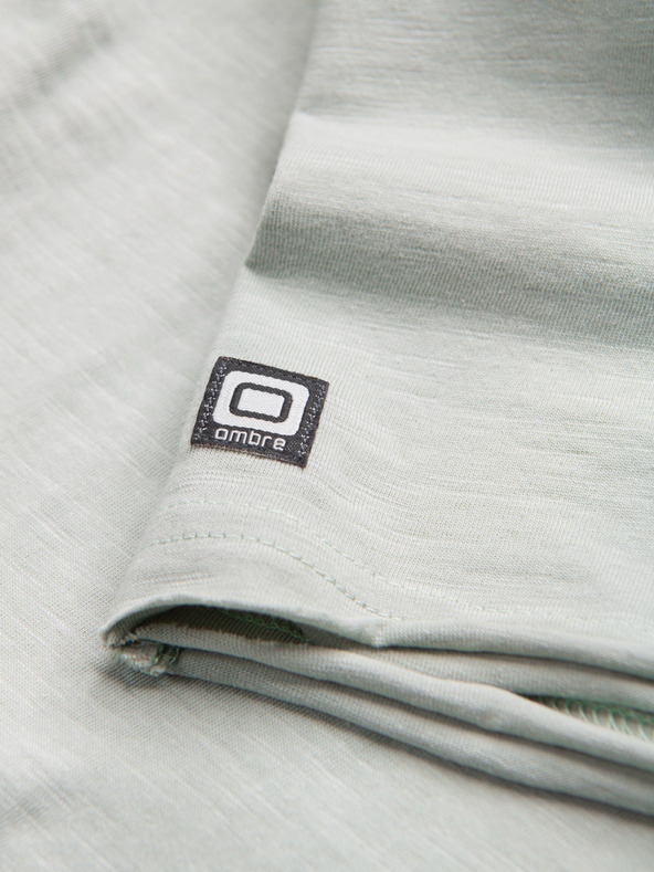 Ombre Clothing Šedé pánske tričko Ombre Oblečenie