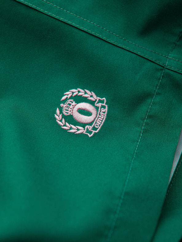 Ombre Clothing Zelené pánske rebrované plavky Ombre Clothing