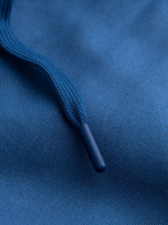 Ombre Clothing Modré pánske chino nohavice s plátnom Ombre Clothing