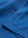 Ombre Clothing Modré pánske tričko s okrúhlym výstrihom Ombre Oblečenie