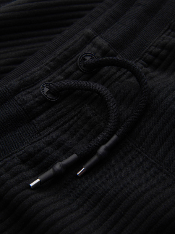 Ombre Clothing Pánske pletené krátke tepláky Ottoman Ombre Oblečenie