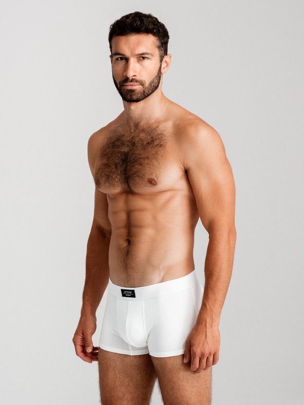 Ombre Clothing Pánske jednofarebné boxerky BASIC s elastanom Ombre Clothing