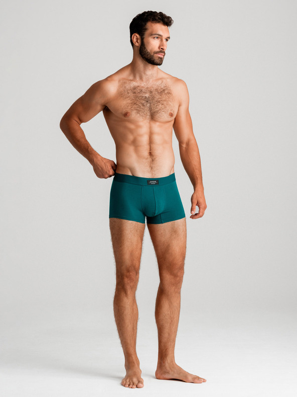 Ombre Clothing Pánske jednofarebné boxerky BASIC s elastanom Ombre Clothing