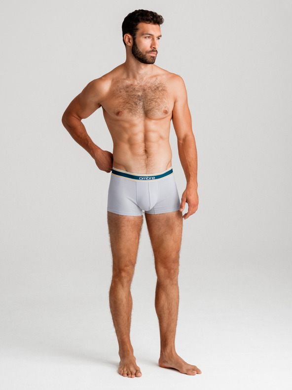 Ombre Clothing Klasické pánske boxerky s ozdobnou gumou v páse Ombre Clothing