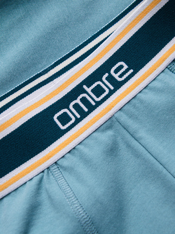 Ombre Clothing Klasické pánske boxerky s ozdobnou gumou v páse Ombre Clothing