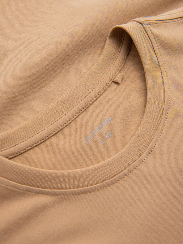 Ombre Clothing Pánske bavlnené tričko s potlačou Ombre Pocket Ombre Streetstyle Ombre oblečenie