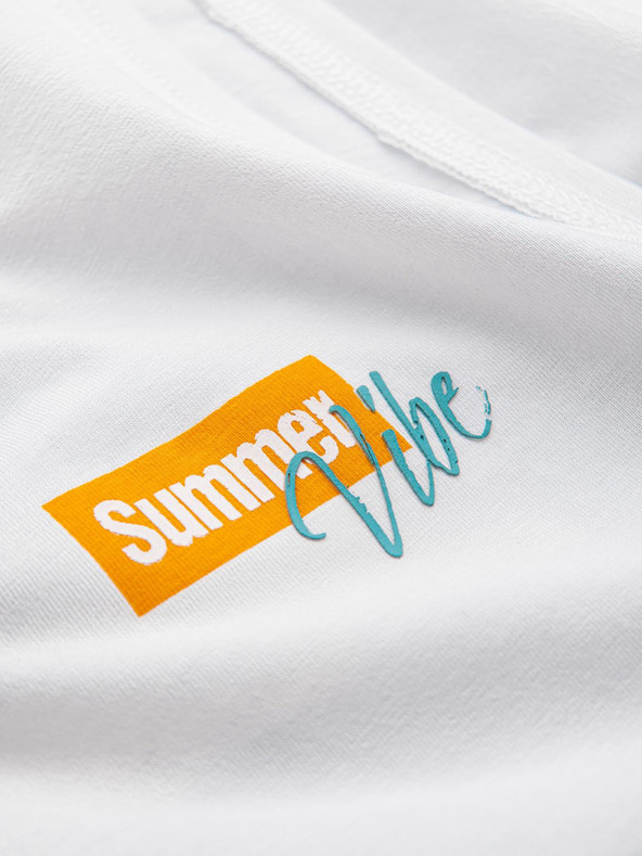 Ombre Clothing Pánske bavlnené tielko s potlačou Summer Vibe Ombre Oblečenie