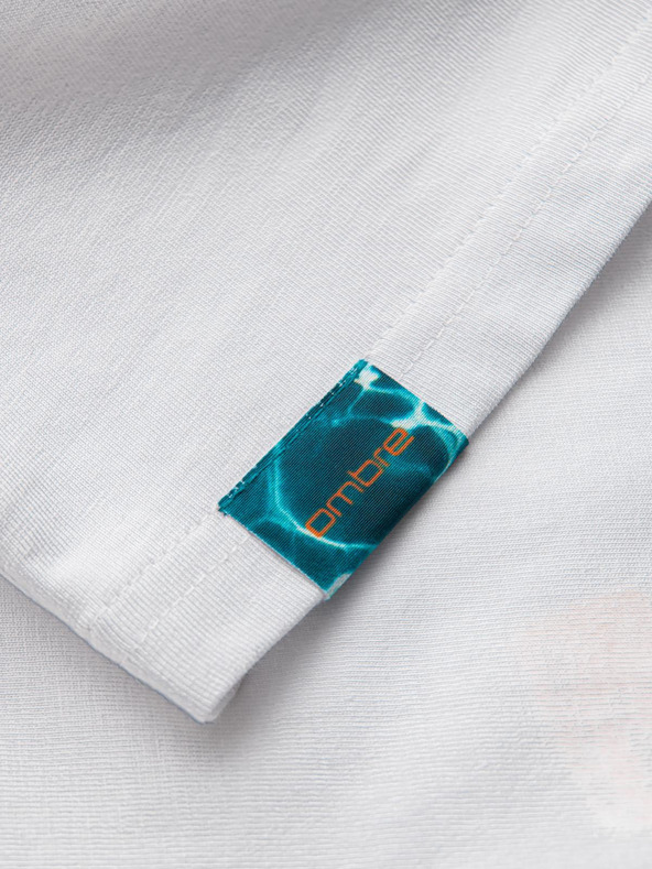 Ombre Clothing Pánske bavlnené tielko s potlačou Summer Vibe Ombre Oblečenie