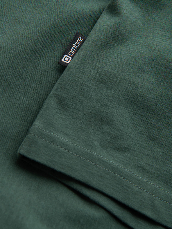 Ombre Clothing Pánske bavlnené tričko s potlačou Ombre Pocket Ombre Streetstyle Ombre oblečenie