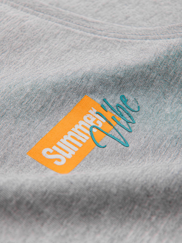 Ombre Clothing Pánske bavlnené tielko s potlačou Summer Vibe Ombre Oblečenie