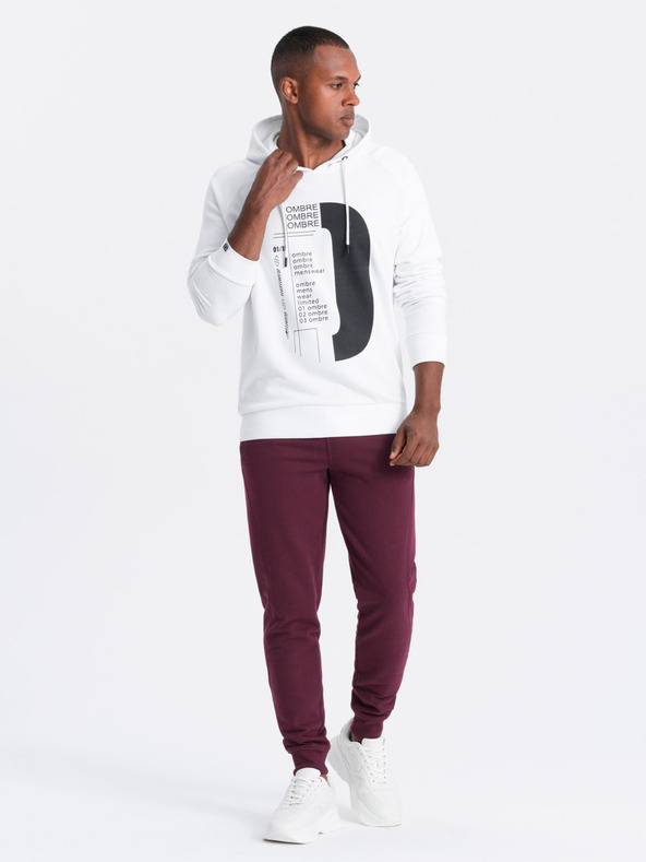 Ombre Clothing Pánske bavlnené tepláky BASIC joggers Ombre Clothing