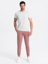 Ombre Clothing Pánske bavlnené tepláky BASIC jogger Ombre Clothing