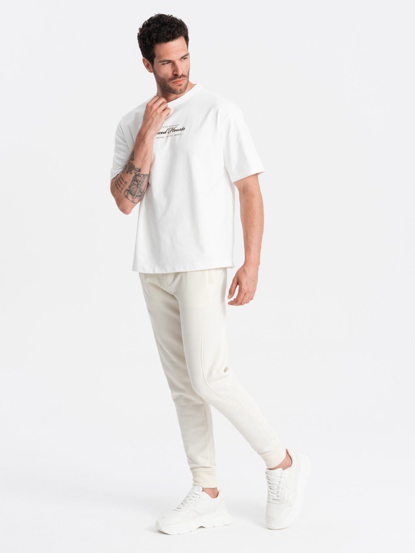 Ombre Clothing Pánske bavlnené tepláky BASIC Ombre Clothing