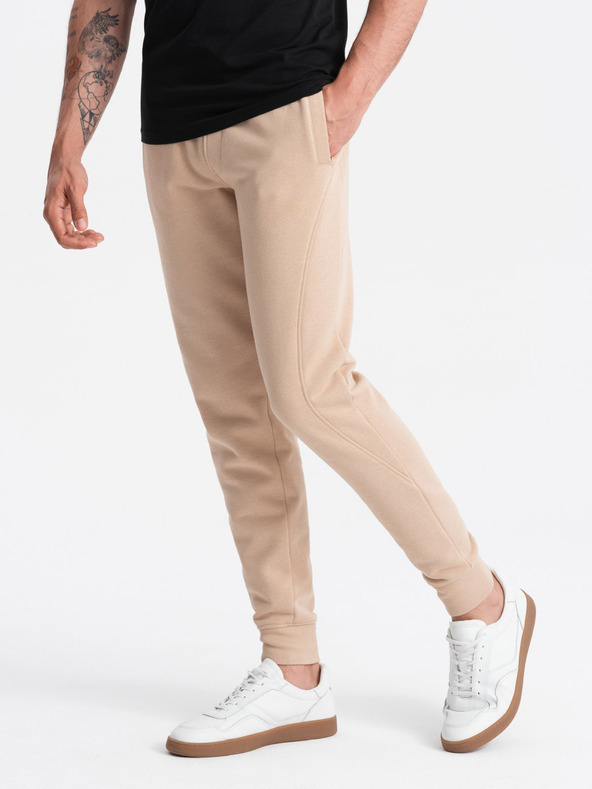 Ombre Clothing Pánske bavlnené tepláky BASIC joggers Ombre Clothing