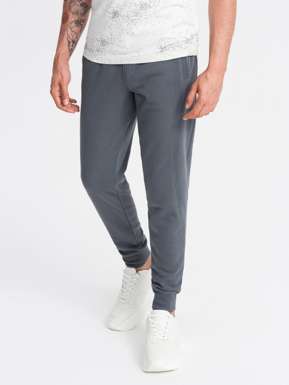Ombre Clothing Pánske bavlnené tepláky BASIC Ombre Clothing