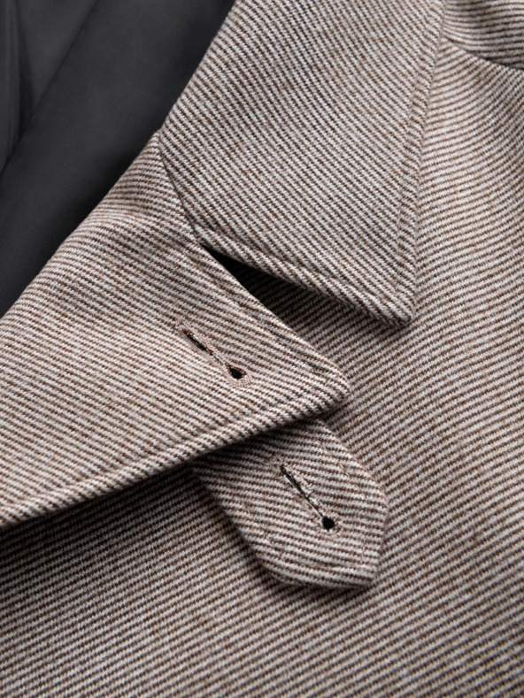 Ombre Clothing Pánsky jednoradový kabát Ombre Oblečenie