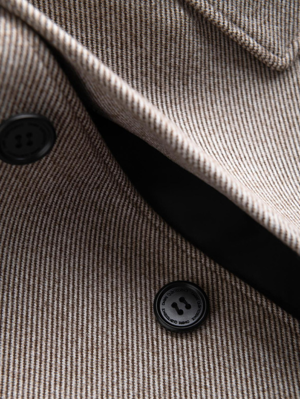 Ombre Clothing Pánsky jednoradový kabát Ombre Oblečenie