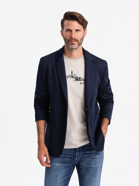 Ombre Clothing Pánska bunda s odnímateľnou podšívkou a kapucňou Ombre Clothing