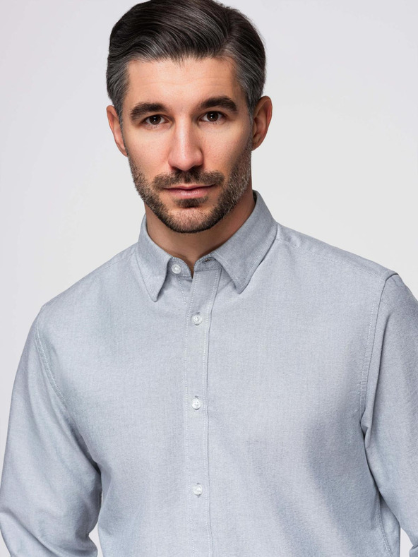 Ombre Clothing Pánska oxfordská košeľa Ombre Clothing V2 OM-SHOS-0172