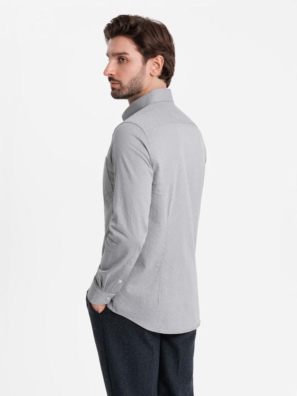 Ombre Clothing Pánska košeľa Ombre Clothing SLIM FIT V2 OM-SHCS-0174