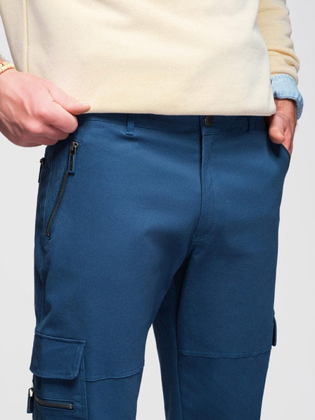 Ombre Clothing Pánske oblečenie Ombre STRAIGHT LEG CARGO V1 OM-PACG-0204