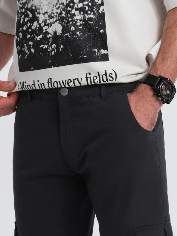 Ombre Clothing Pánska mikina Ombre Clothing STRAIGHT LEG CARGO V4 OM-PACG-0197