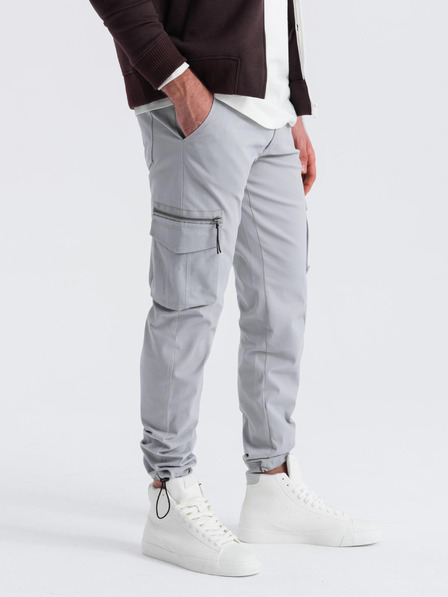 Ombre Clothing Pánske oblečenie Ombre Clothing STRAIGHT LEG CARGO V3 OM-PACG-0196