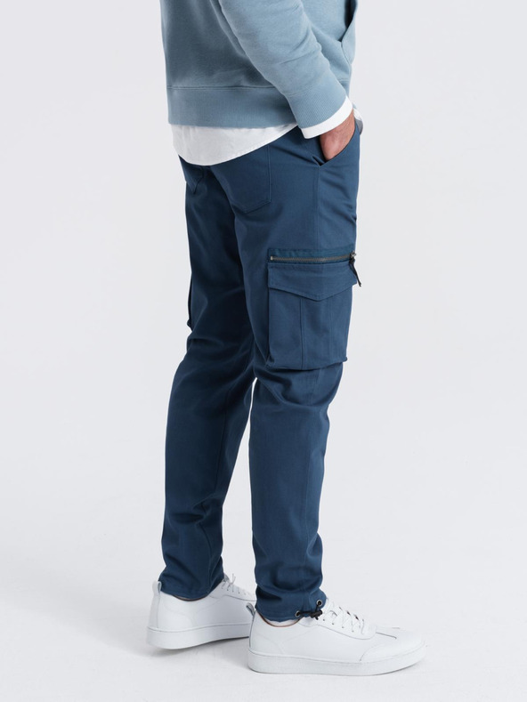 Ombre Clothing Pánske oblečenie Ombre Clothing STRAIGHT LEG CARGO V4 OM-PACG-0196