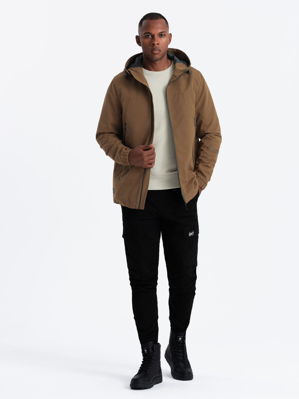 Ombre Clothing Pánska bunda s kapucňou Ombre Clothing V2 OM-JANP-0191