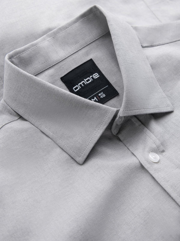 Ombre Clothing Pánske tričko Ombre Clothing SLIM FIT V2 OM-SHCS-0175