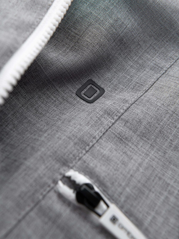 Ombre Clothing Pánska ľahká športová bunda s flísovou podšívkou Ombre Clothing