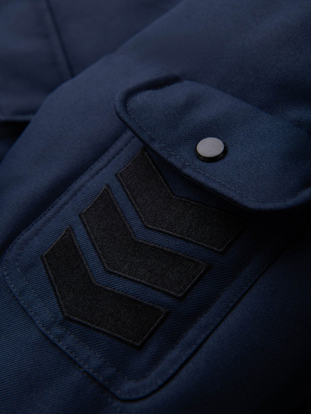 Ombre Clothing Pánska dlhá bunda parka s kapucňou Ombre Clothing