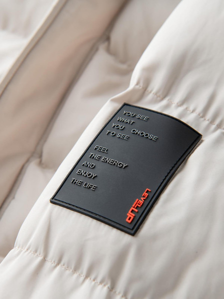 Ombre Clothing Ombre Clothing pánska športová teplá bunda s dvojitou kapucňou