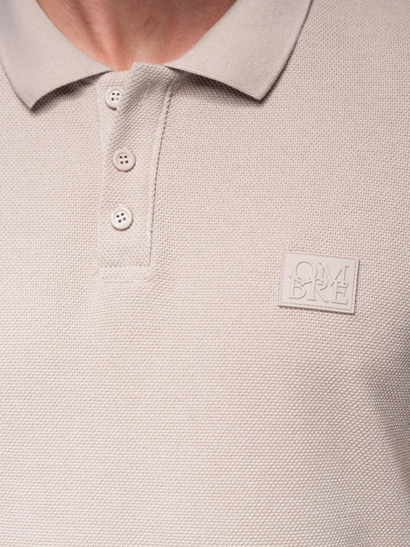 Ombre Clothing Pánske polo tričko s dlhým rukávom Ombre Oblečenie