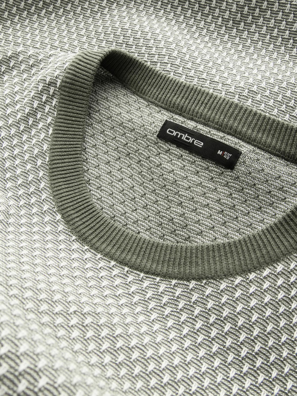 Ombre Clothing Pánsky pletený sveter Ombre Oblečenie